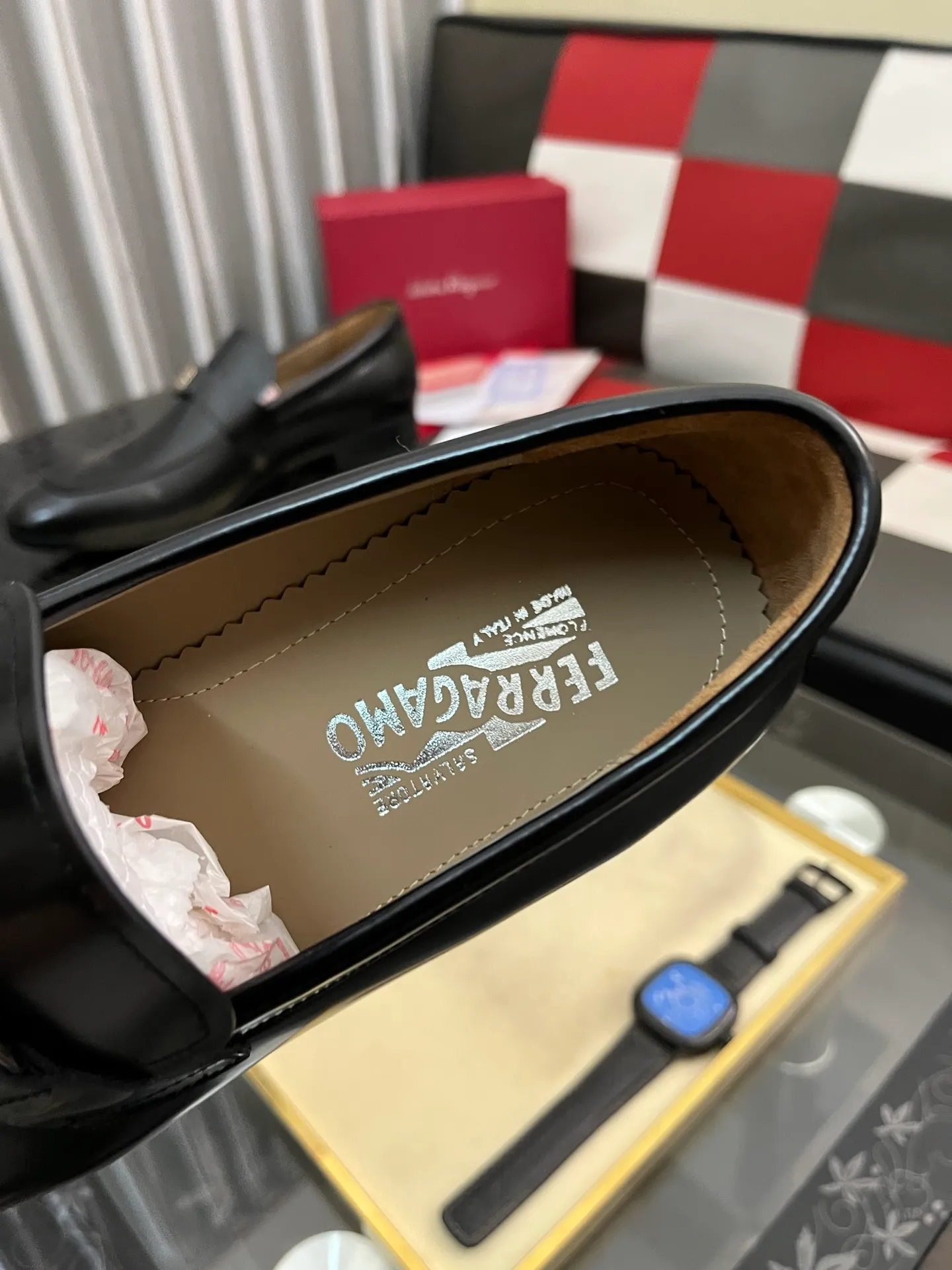 Men's shoes 💰: 600⌚️⌚️【Salvatore Ferragamo】Ferragamo business leather shoes, 1:1 top purchasing quality, imported selected original calfskin for the uppers, imported original water-dyed cowhide for the inner feet, imported original 1:1 customized Italian handmade lightweight foam outsole, code number: 38-44 (45 custom-made)